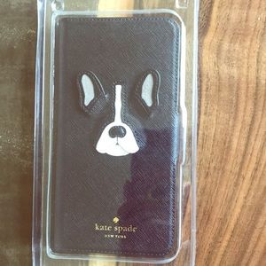 iPhone 7 and 8 plus wallet case (pug on  front)